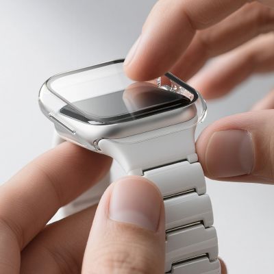 10. Szkło ochronne AMAZINGTHING Radix z etui na Apple Watch Series 11 46 mm - przezroczyste