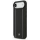 2. Etui Mercedes Leather Star Pattern Stripes MagSafe na iPhone Air - czarne