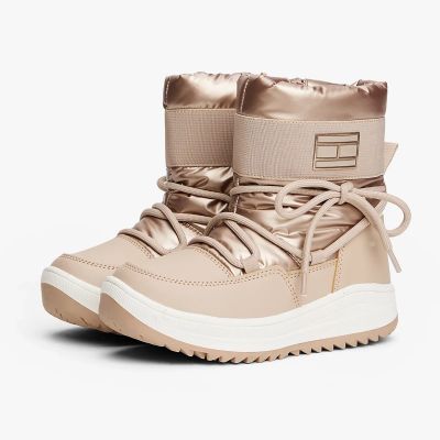 2. Tommy Hilfiger damskie śniegowce SNOW BOOT T3A5-34052-1474591 BRONZE