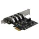 3. DELOCK KARTA PCI-E -> USB 3.0 4-PORT 90304