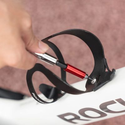 6. Zestaw narzędzi rowerowych Rockbros z mini grzechotką i bitami - półprzezroczysty, zielony