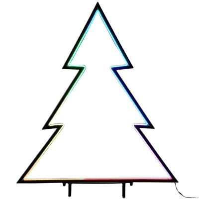 5. NEON CHOINKA 150 LED RGB PILOT 32 FUNKCJE TIMER 53x75CM LUCA