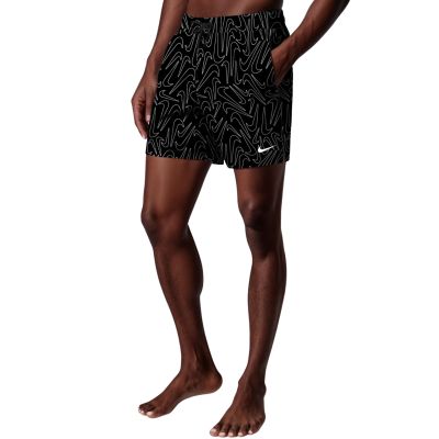 Spodenki kąpielowe Nike Breaker Tossed Swoos 5" Volley czarne NESSG572 001