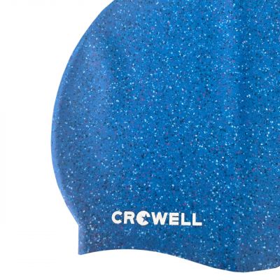 4. Czepek pływacki silikonowy Crowell Recycling Pearl niebieski kol.5