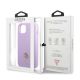 8. Etui Guess Saffiano 4G Small Metal Logo na iPhone 13 mini - purpurowe