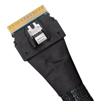 2. Kabel wewnętrzny SAS ICY Dock MB206L-B - 8i Slim SAS (SFF-8654) (M) do 4i OCuLink (SFF-8611) - 50cm - do ToughArmor MB699VP-B V2, MB699VP-B V3, MB720MK-B V2, MB852M2PO-B
