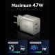 2. Ładowarka sieciowa Spigen Essential EE472EU-GAN 2-Porty 47 W - tytanowa