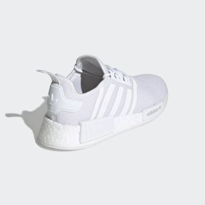 4. Buty na lato damskie Adidas NMD_R1 Primeblue Białe Sportowe - GX8313