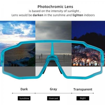 3. Rockbros okulary sportowe z polaryzacją, niebieski