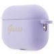3. Etui Guess Silicone Charm Heart Collection na AirPods Pro 2 - purpurowe