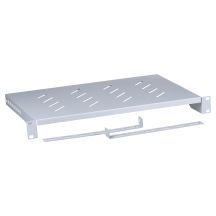 LANBERG PÓŁKA DO SZAF 19" 600MM (1U, 483X330MM) SZARA AK-1004-S