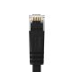 5. Kabel sieciowy Ethernet Orico PUG-C7B CAT7 10Gbps RJ45 internetowy LAN płaski 8 m - czarny