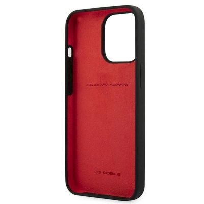 7. Etui Ferrari Silicone na iPhone 13 Pro / iPhone 13 - czarne