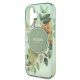 6. Etui Guess IML Flower & Tonal Circle MagSafe na iPhone 16 Plus - zielone