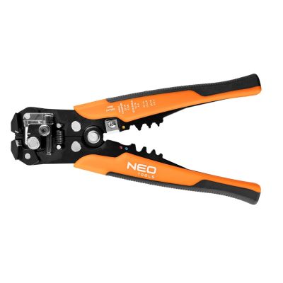 8. NEO TOOLS Automatyczny ściągacz izolacji 205 mm, czołowy + konektory 230 szt.