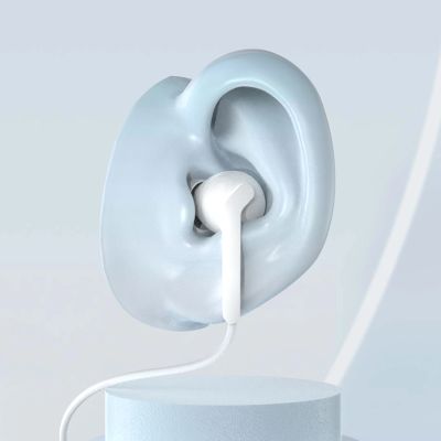 4. Słuchawki Dudao X3C+ przewodowe USB-C dokanałowe 1.2m - białe