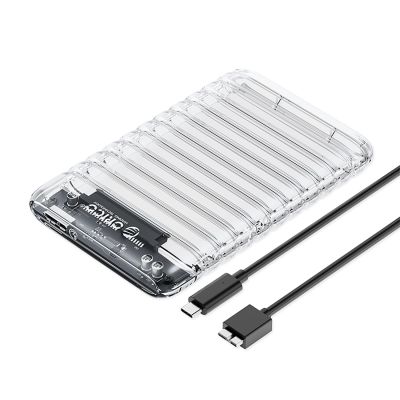 Kieszeń dyskowa Orico 2139U3-V1 2,5" HDD/SSD USB Micro-B 5Gb/s - przezroczysta