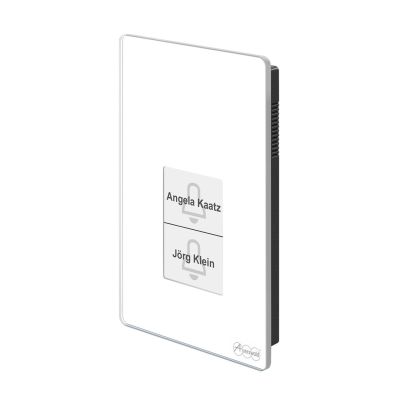 5. Terminal kontroli dostępu Auerswald TFS-Dialog 400 z czytnikiem linii papilarnych - biały