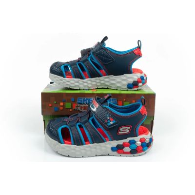 37. Sandały Skechers Jr 402213L/NVRD