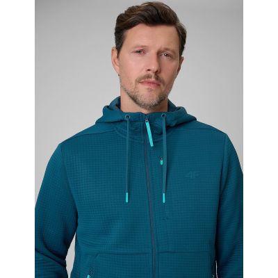 5. Bluza treningowa regular z kapturem męska 4F 4FRSS26TFSWM1006-30S