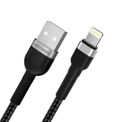 4. Kabel Wozinsky WNBAL2 USB-A / Lightning 2.4A 2 m - czarny