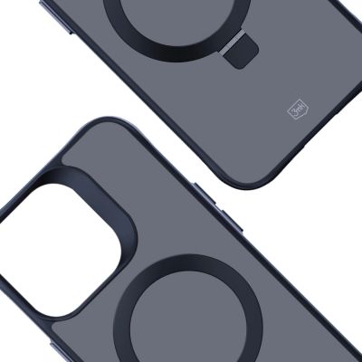 10. Etui 3mk Smoke Case Mag&Stand na Apple iPhone 15 pro max - czarne