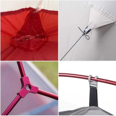 7. Naturehike Namiot Cloud Up 1 20D Updated NH18T010-T-Forest Green