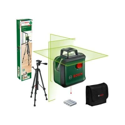 5. BOSCH LASER ADVANCED LEVEL 360 UNI ZIELONY +TT150