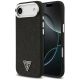 Etui Guess Glitter Triangle Logo MagSafe do iPhone 17 Air - czarne