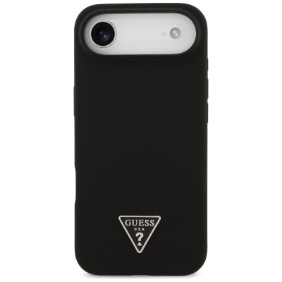 3. Etui Guess Silicone Triangle Logo MagSafe do iPhone 17 Air - czarne
