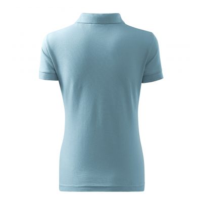 6. Koszulka polo Malfini Cotton W MLI-21315 błękitny