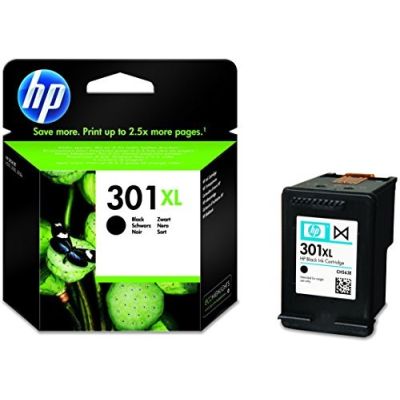39. Tusz HP czarny HP 301XL, HP301XL=CH563EE, 480 str.,8 ml