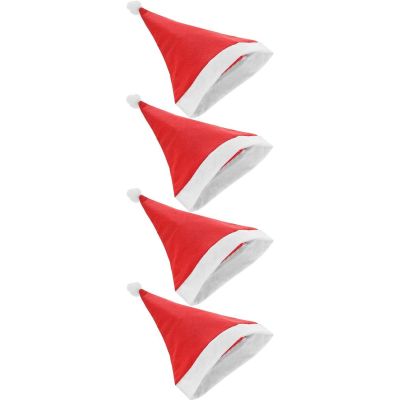 22. CZAPKA MIKOŁAJA - ZESTAW 4SZT