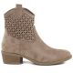 2. Botki damskie kowbojki ażurowe brązowe Jezzi  RMR2353-16