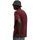4. Koszulka męska Puma Ess Elevated Relaxed Wash Tee bordowa 688048 96