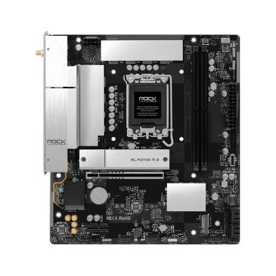2. Asrock B860M Rock WiFi Intel B860 LGA 1851 (Socket V1) micro ATX