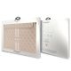 4. Pokrowiec Guess 4G Printed Stripes na laptopa 16" - różowy