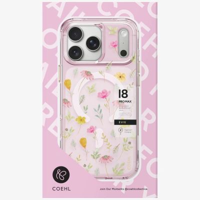 5. Etui UNIQ Coehl Evie Magnetic Charging na iPhone 18 Pro Max / 17 Pro Max - różowe