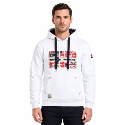 5. Bluza męska Geographical Norway GPEPE 2 MEN 100 EO BS2 (WT1874H/GN-WHITE)