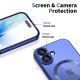 3. Etui Tech-Protect MagFlex MagSafe na iPhone 17 - przezroczysto-granatowe