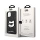 8. Etui Karl Lagerfeld Glitter Choupette Patch na iPhone 14 Plus - czarne