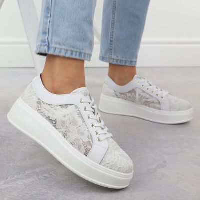 10. Półbuty na platformie S.Barski W HY51-059 OLI286B