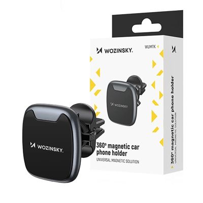 5. Uchwyt Wozinsky WUMTK na telefon magnetyczny na kratkę nawiewu w samochodzie - czarny