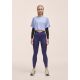 3. Legginsy damskie z wysoką talią Casall Overlap High Waist Tights fioletowy