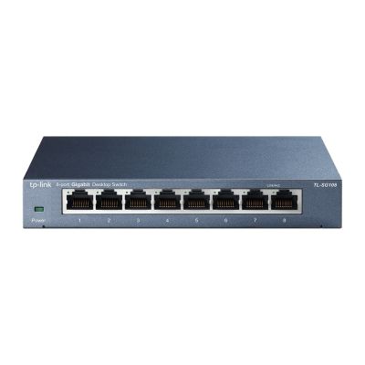 2. TP-Link TL-SG108 Nie zarządzany Gigabit Ethernet (10/100/1000) Czarny