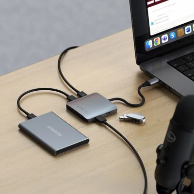 9. Satechi - Hub - z Power Delivery - 4 x USB-C 3.2 Gen 2 - Komputer stacjonarny