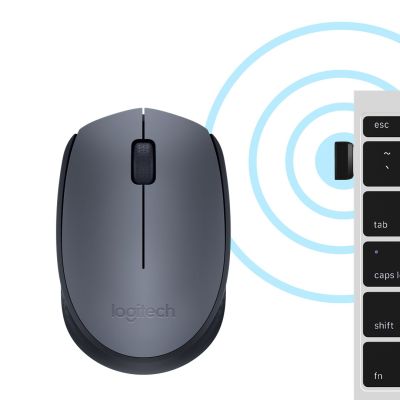 6. Mysz Logitech M170 910-004642 (optyczna; 1000 DPI; kolor szary; )