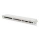 2. Digitus Panel krosowy (patch panel) 19'' 24x RJ45, LSA poziom, kat.5e, ekranowany, 1U, szary, prowadnica kabli