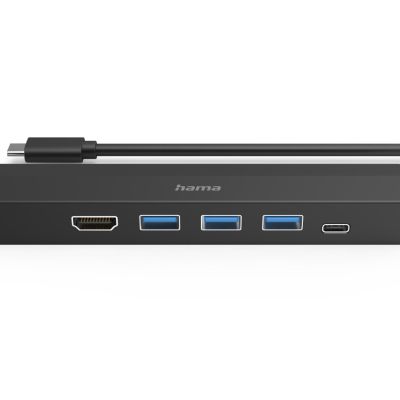 9. Hama 00200144 huby i koncentratory USB 3.2 Gen 1 (3.1 Gen 1) Type-C 5000 Mbit/s Czarny