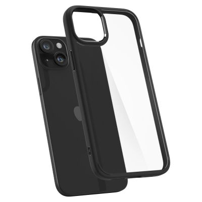 6. Etui Spigen Ultra Hybrid na iPhone 15 - czarny mat